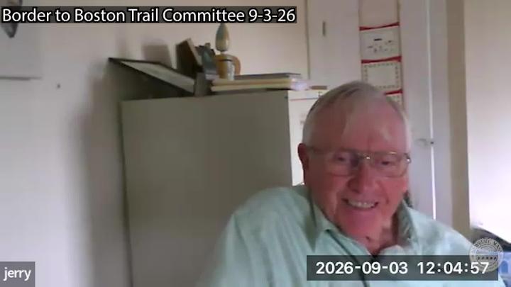 Thumbnail image for Border to Boston Trail Committee 9-3-26