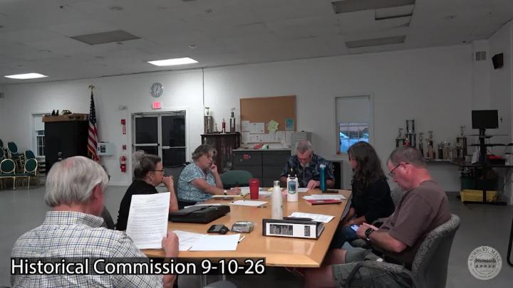 Thumbnail image for Historical Commission 9-10-26