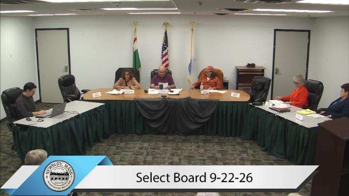 Thumbnail image for Select Board 9-22-26