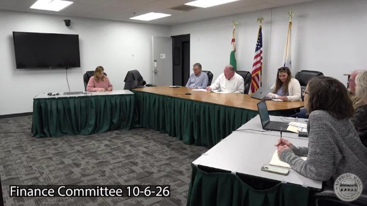 Thumbnail image for Finance Committee 10-6-26