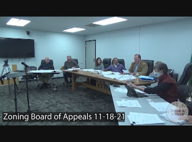 Thumbnail image for Zoning Board of Appeals 11-18-21