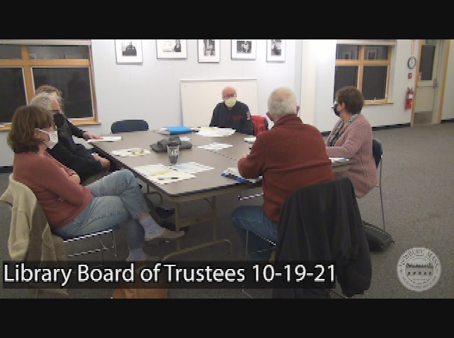 Thumbnail image for Library Board of Trustees 10-19-21