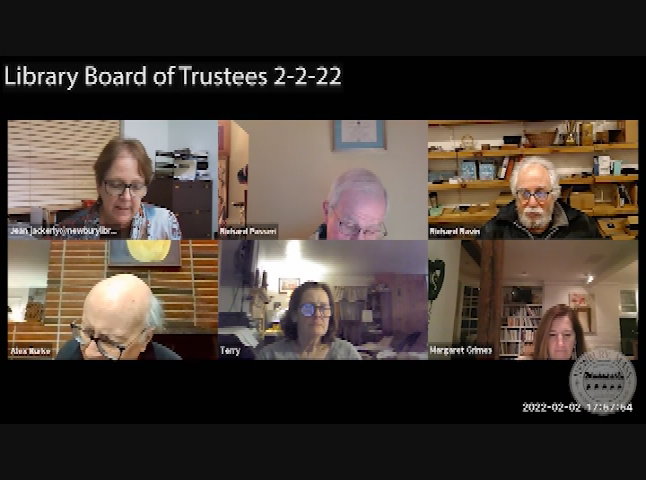 Thumbnail image for Library Board of Trustees 2-2-22
