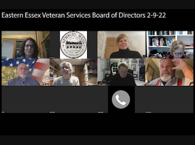 Thumbnail image for Eastern Essex Veteran Services Board of Directors 2-9-22