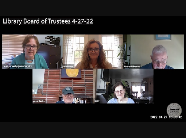 Thumbnail image for Library Board of Trustees 4-27-22