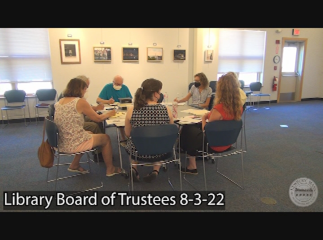 Thumbnail image for Library Board of Trustees 8-3-22