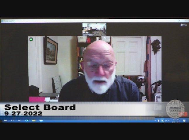 Thumbnail image for Select Board 9-27-22