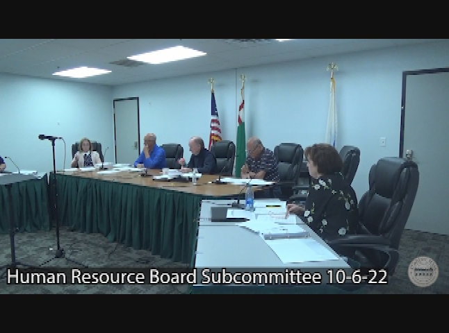 Thumbnail image for Human Resource Board Subcommittee 10-6-22