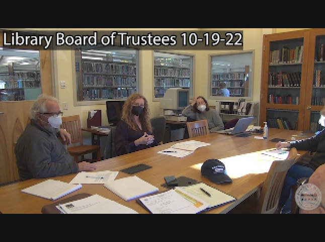 Thumbnail image for Library Board of Trustees 10-19-22