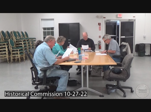 Thumbnail image for Historical Commission 10-27-22