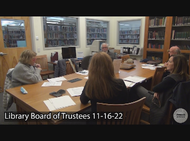 Thumbnail image for Library Board of Trustees 11-16-22