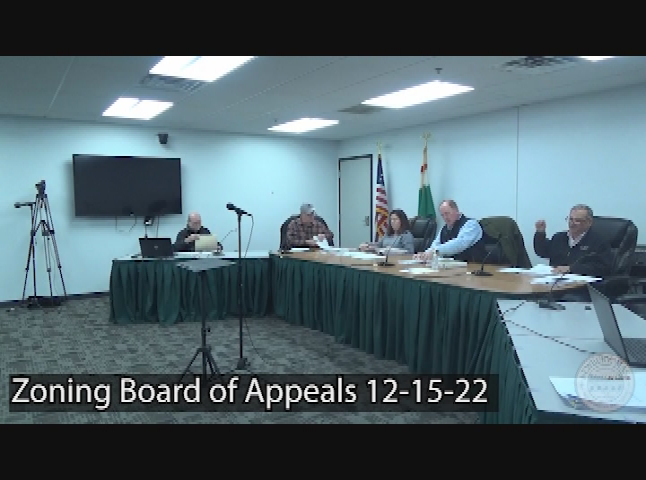 Thumbnail image for Zoning Board of Appeals 12-15-22