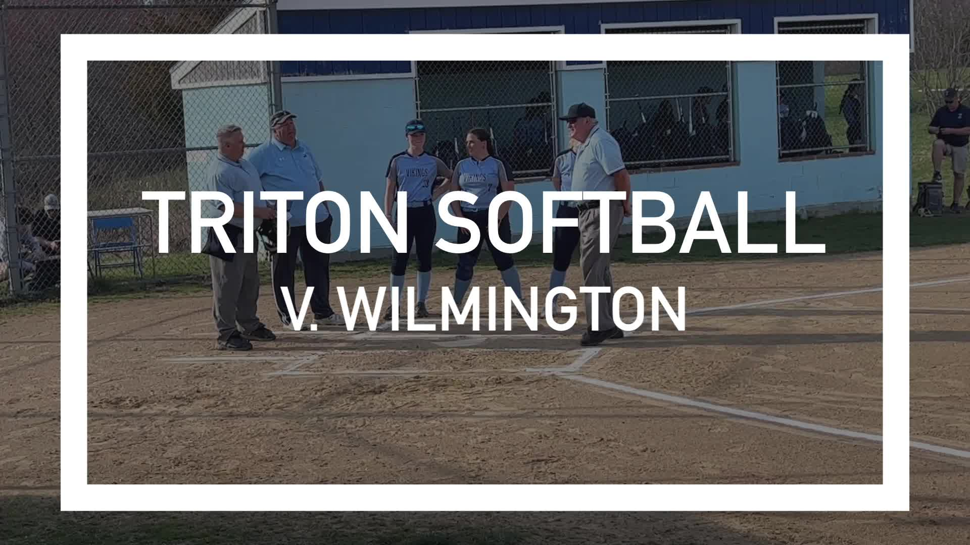 Thumbnail image for Triton Softball v Wilmington (4-14-23)