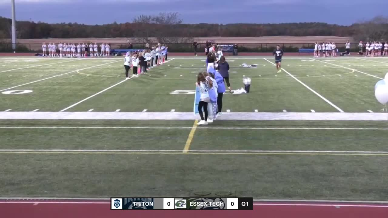 Thumbnail image for Triton Girl's Soccer vs Essex Tech (10-24-23) SENIOR NIGHT