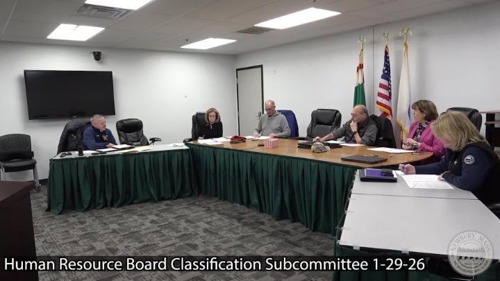 Thumbnail image for Human Resource Board Classification Subcommittee 1-29-26