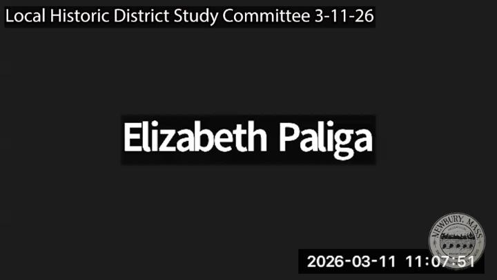 Thumbnail image for Local Historic District Study Committee 3-11-26