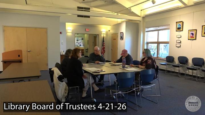 Thumbnail image for Library Board of Trustees 4-21-26